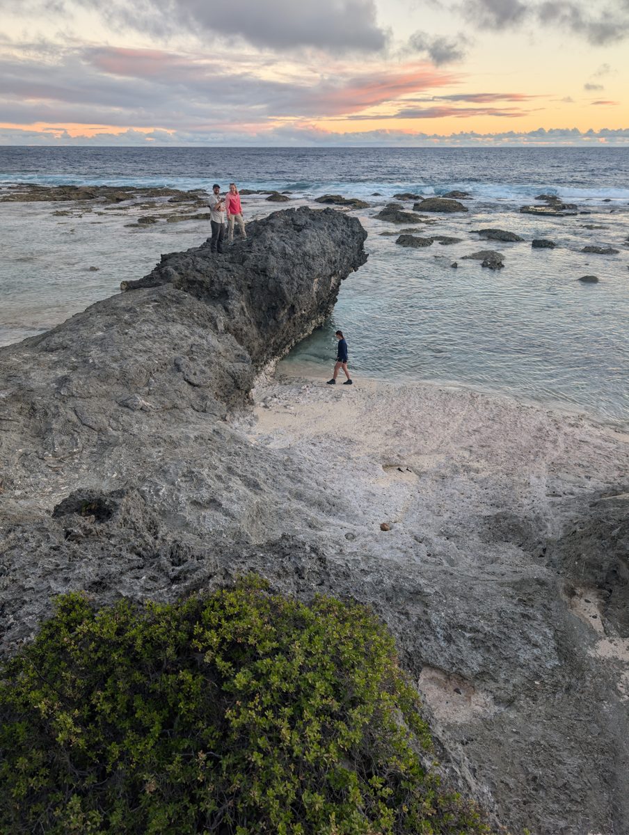 Tukuna weathered outcrop top: A weathered or bioencrusted outcrop top may represent a different unit or subenvironment, but the relation is unresolved.
